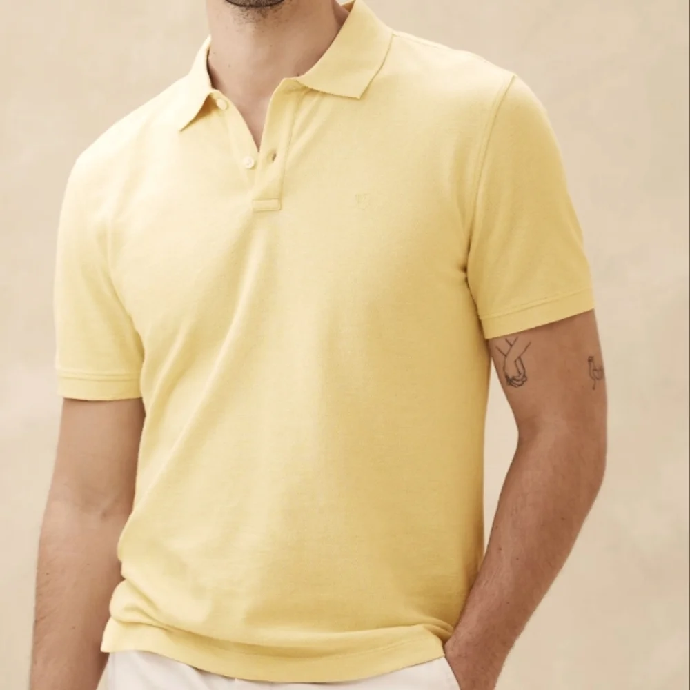 Banana Republic Men's Monogram Pique Polo New Size Medium